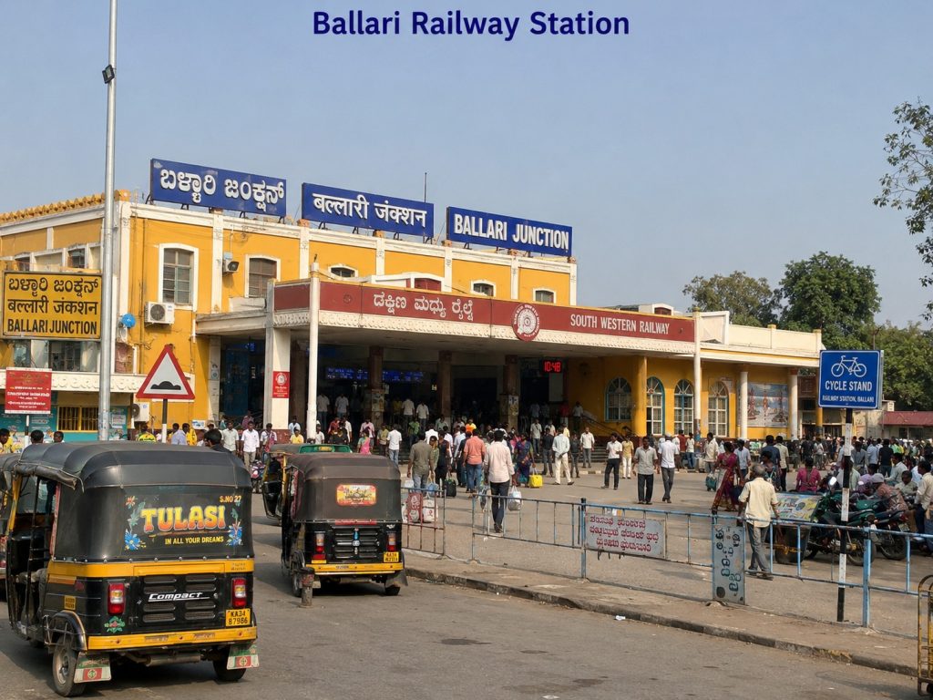 rail way station of ballari
